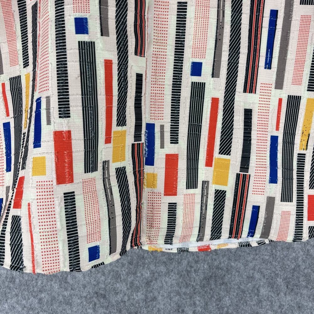 Anthropologie Hutch Willem Skirt Womens 2 A-Line Patchwork Retro 50s Midi Artsy - Picture 15 of 16